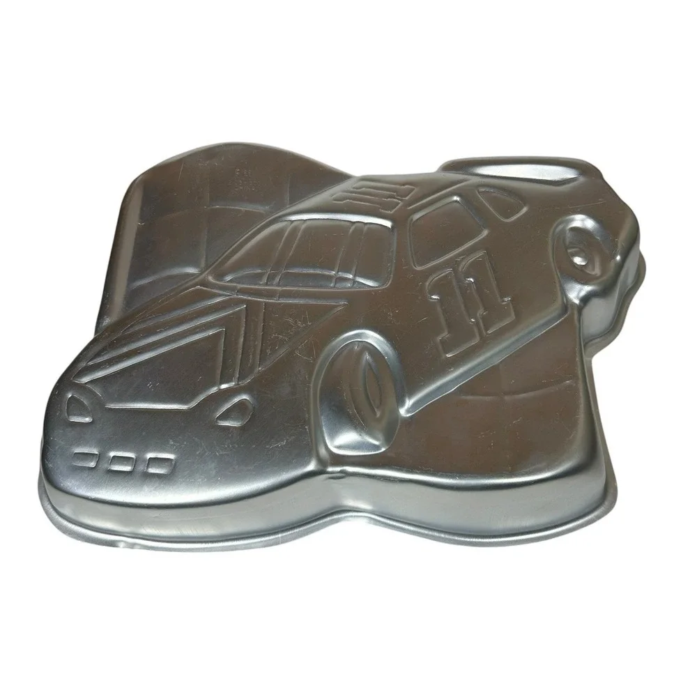 Vtg Race Car #11 Retired 1997 Wilton Cake Mold Pan 2105-1350 Approx 14